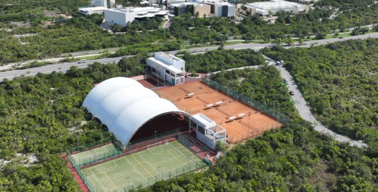 Costa Mujeres tennis center in Mexico